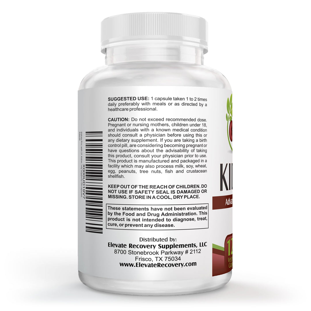 Kidney-Pro: with 21 Kidney Health Supplements in 1 Formula (Total Kidney Support),120 capsules.
