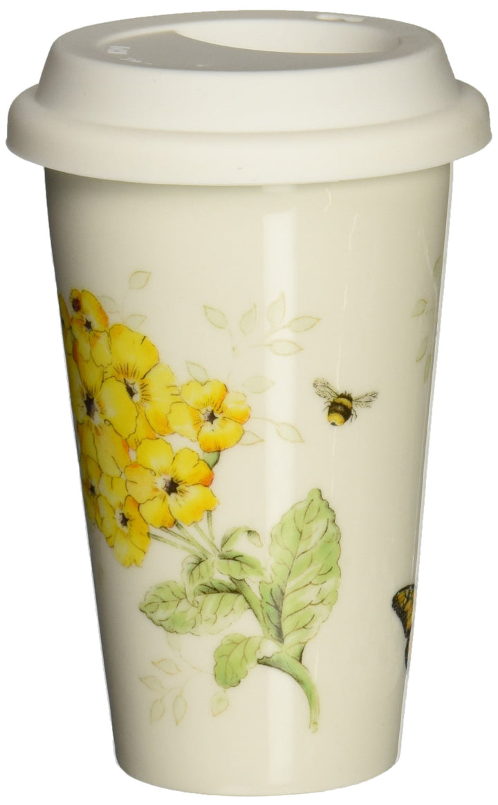 Lenox 837583 Butterfly Meadow Thermal Travel Mug, Multi
