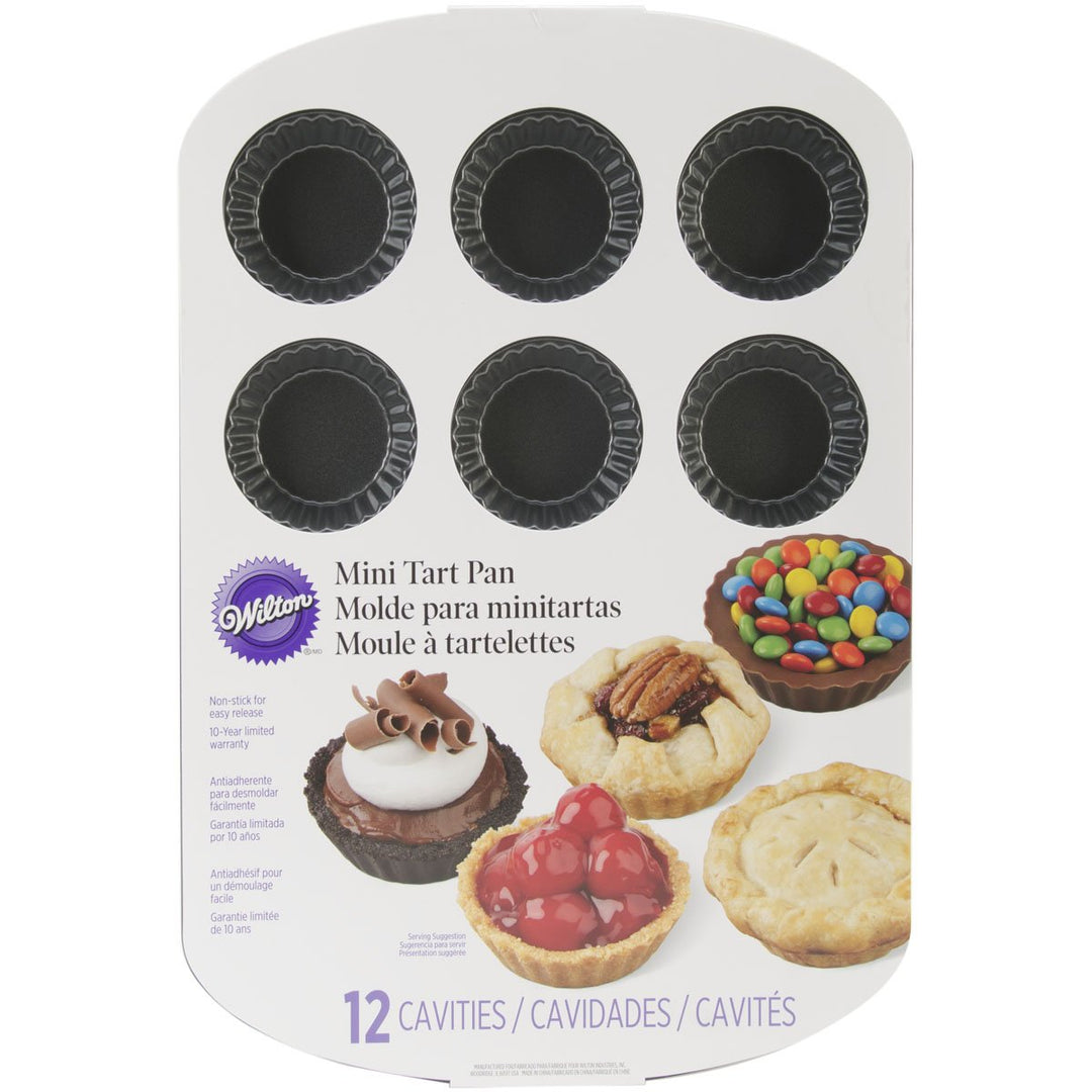 Wilton Non-Stick Mini Tart Pan, 12-Cavity