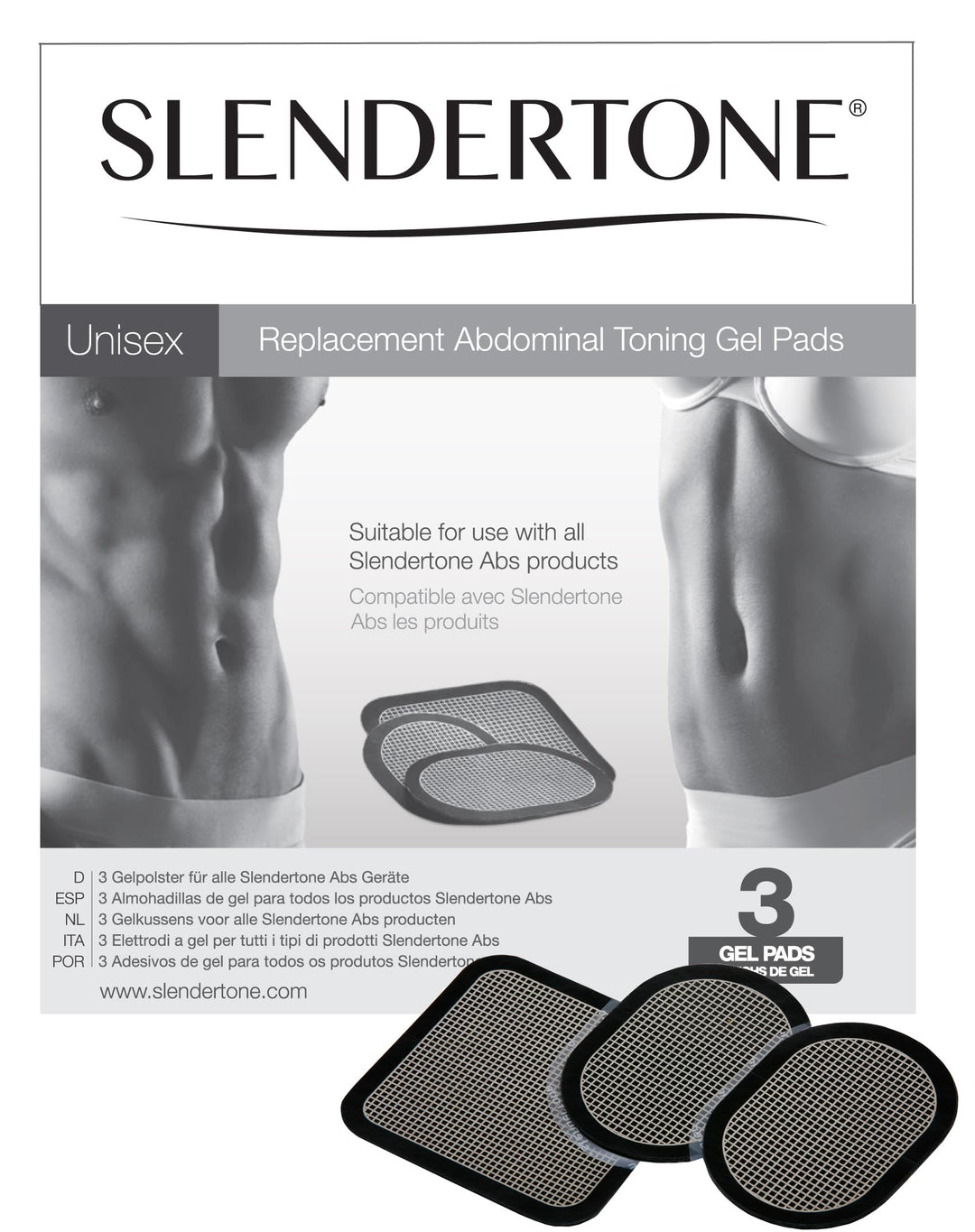 Slendertone Ab Toning Belt Gel Pads