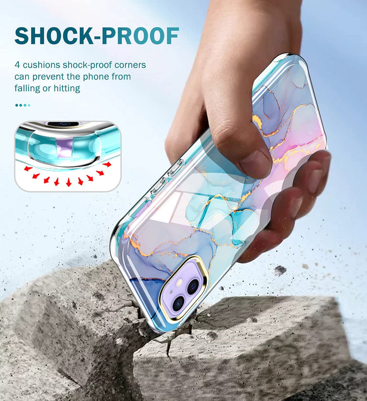 Compatible for iPhone 12/12 Pro Case Built with Screen 