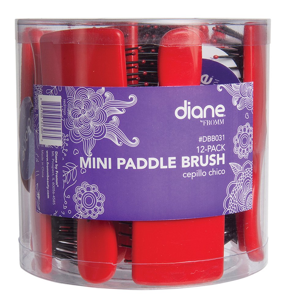 Mini Cushion Paddle Brush, 12 Count
