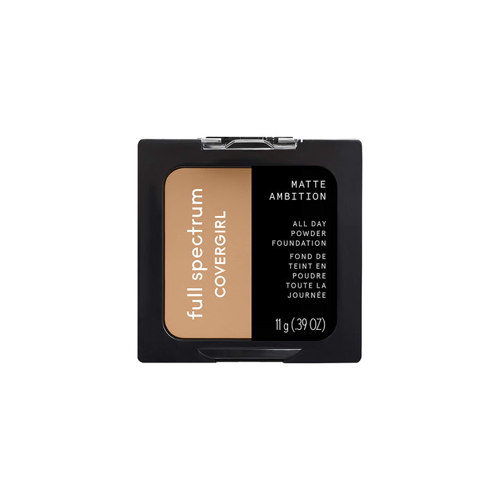 Matte Ambition, All Day Powder Foundation, Light-medium Golden, 0.38 Ounce