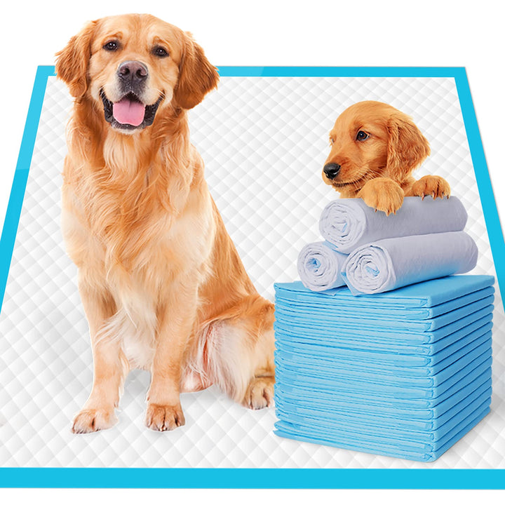 Dog Pee Pad, Puppy Potty Training Pet Pads Dog Pads Extra Large Disposable Super Absorbent &amp; Leak-Free Pee Pads 28x34