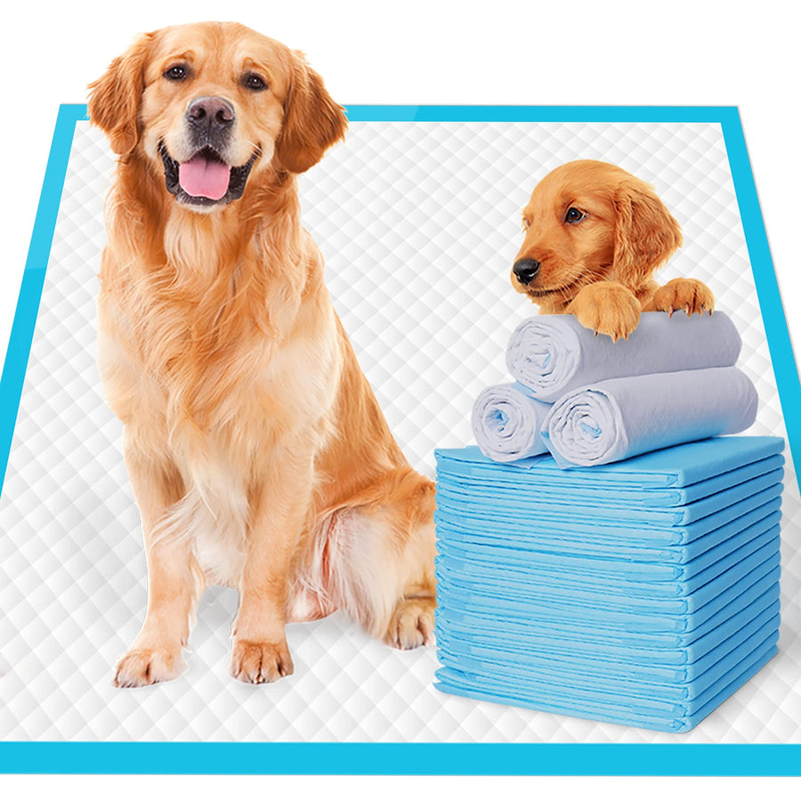 Dog Pee Pad, Puppy Potty Training Pet Pads Dog Pads Extra Large Disposable Super Absorbent & Leak-Free Pee Pads 28x34