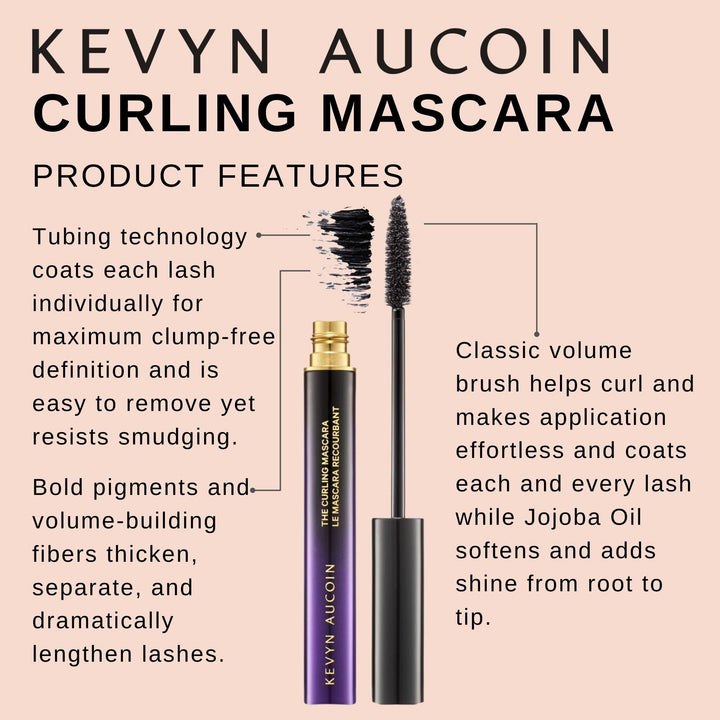Aucoin - The Curling Mascara - Rich Pitch Black. 0.18 oz