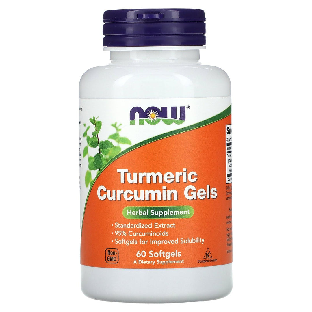 NOW Supplements, Tumeric Curcumin (Curcuma longa) Gels,
