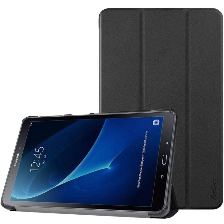 Slim Case for Galaxy Tab A 10.1 2016 SM-T580 T585 T587, Smart Cover Stand Folio Case for Galaxy Tab A 10.1 Inch Tablet -Black