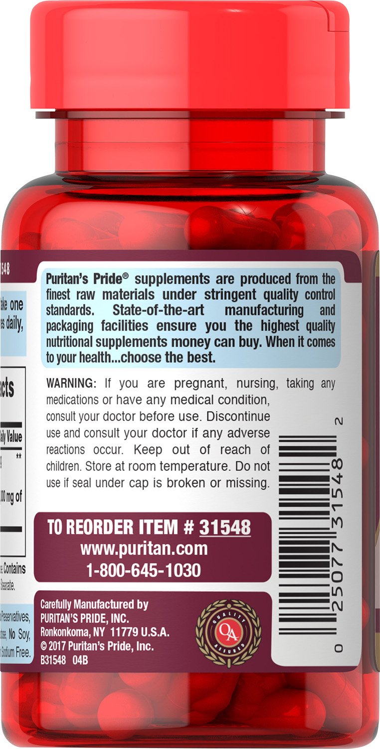 Puritans Pride Tart Cherry Extract 1000 Mg