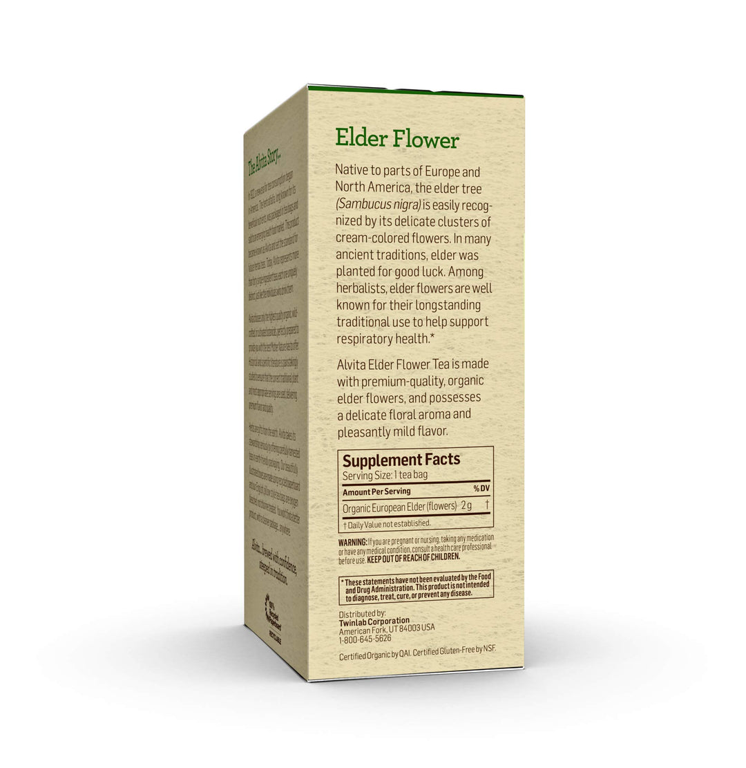 Teas Organic Elder Flower Tea Bags - 24 Bags