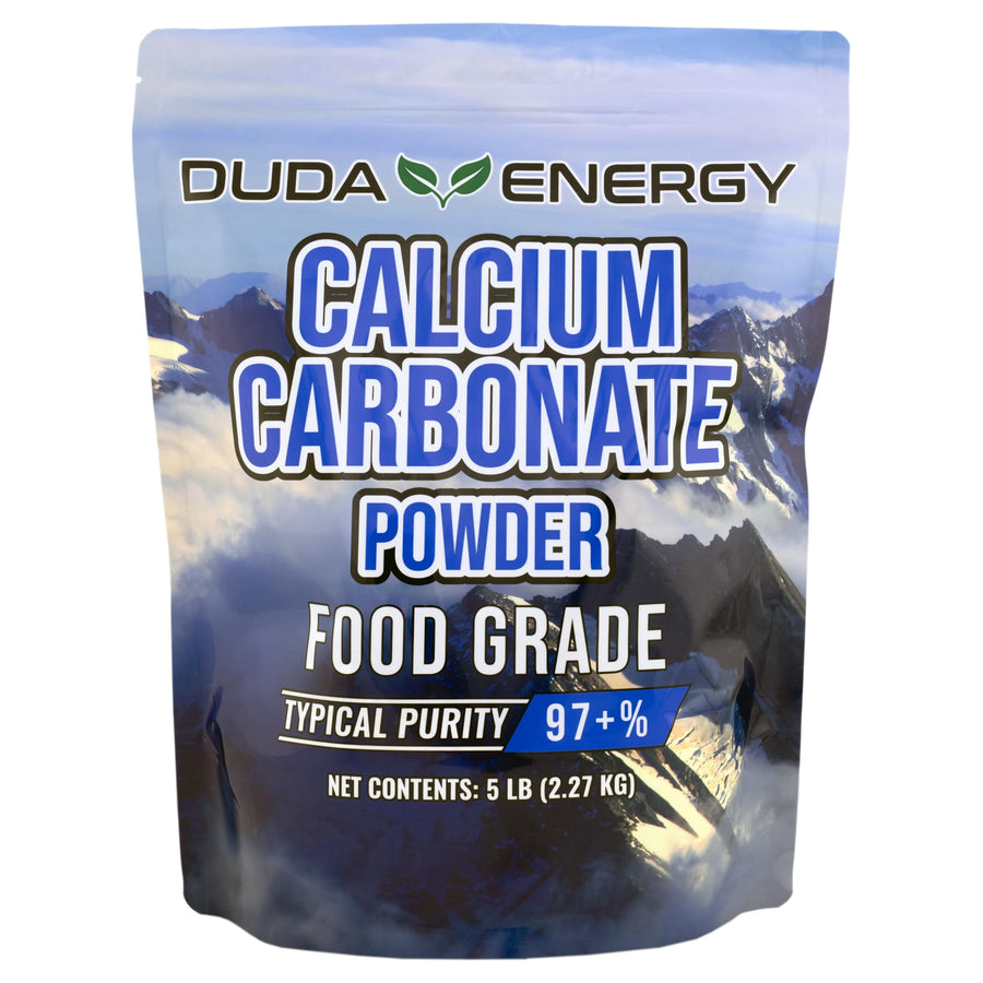 FGcc5f Food Grade 97+% Calcium Carbonate from Ground Limestone, 5 lb.