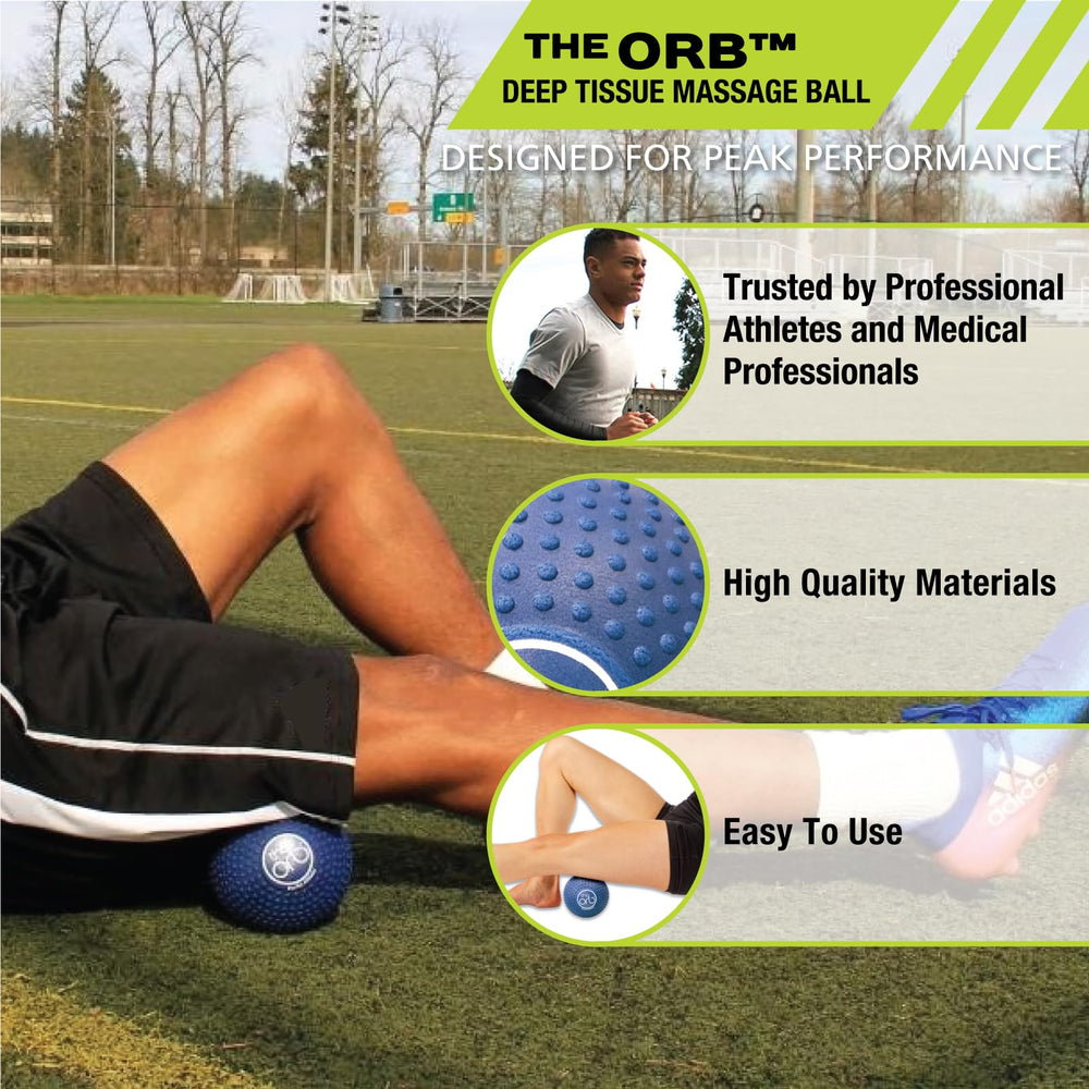 Orbs, Vary in size and color, Deep Tissue Massage, Muscle Relief, Hamstring, Quadriceps, Calf, Multi-Directional Massage Ball, Enhance Performance, Adult, Working Out