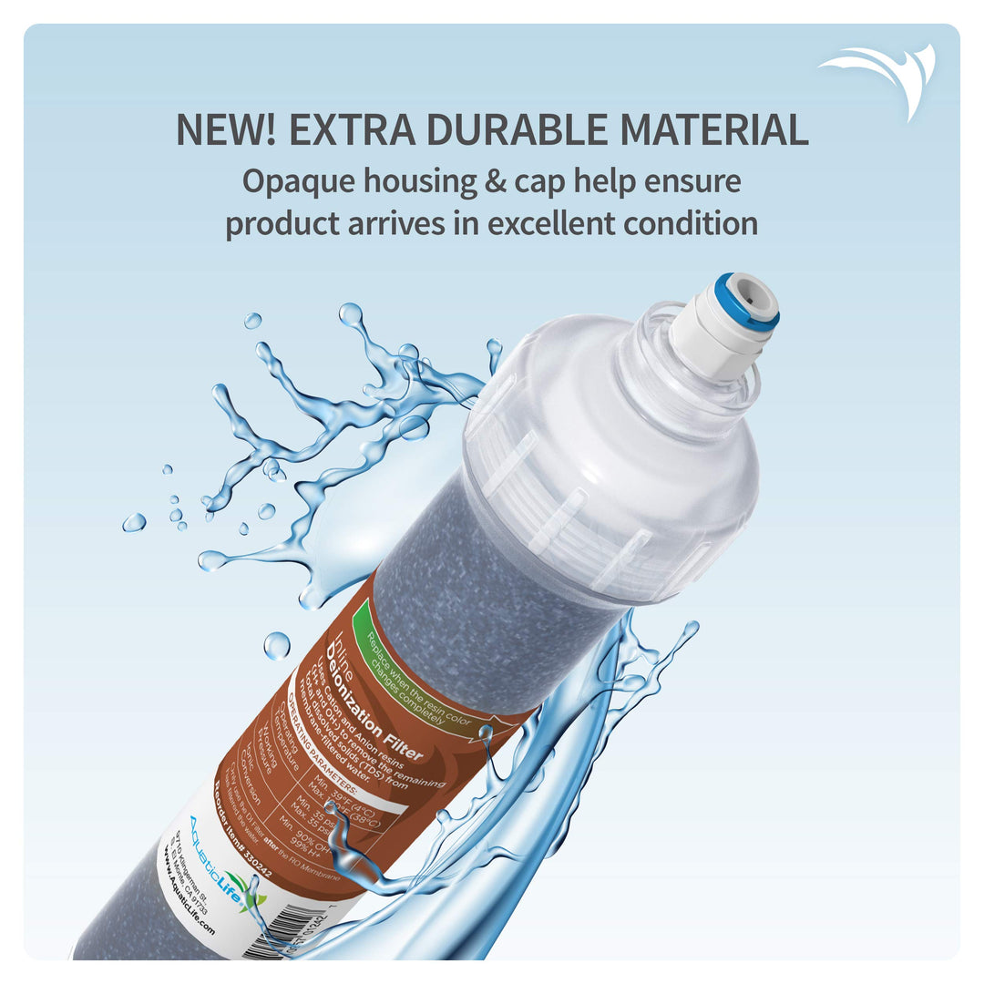 DI Color Changing Mixed Bed Resin Cartridge, Aquarium, Hydroponics