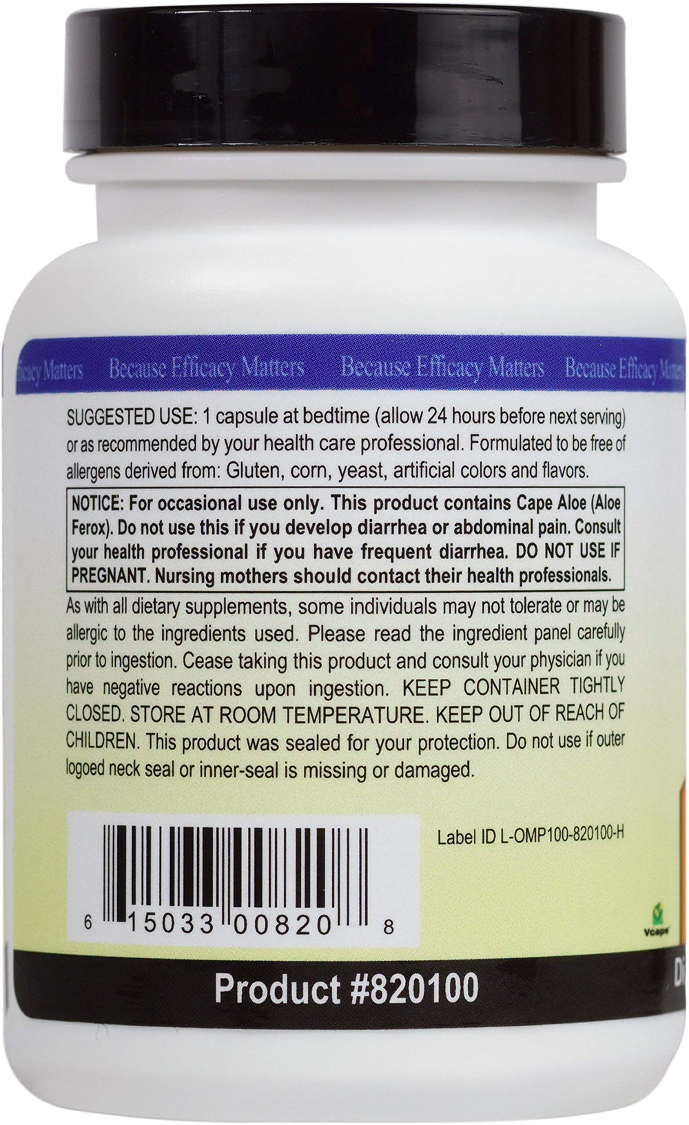 Ortho Molecular - Super Aloe 450 - 100 Capsules