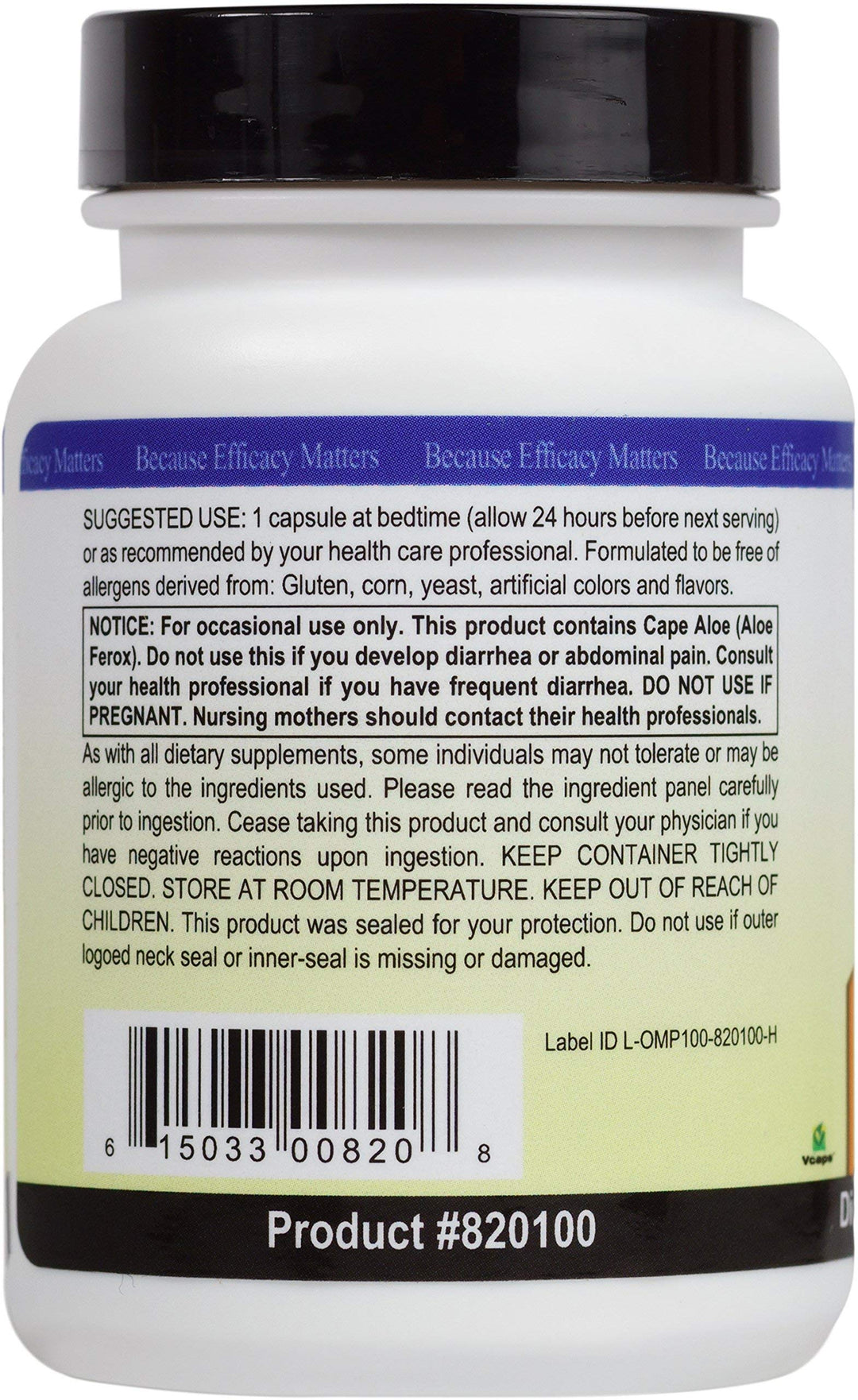 Ortho Molecular - Super Aloe 450 - 100 Capsules
