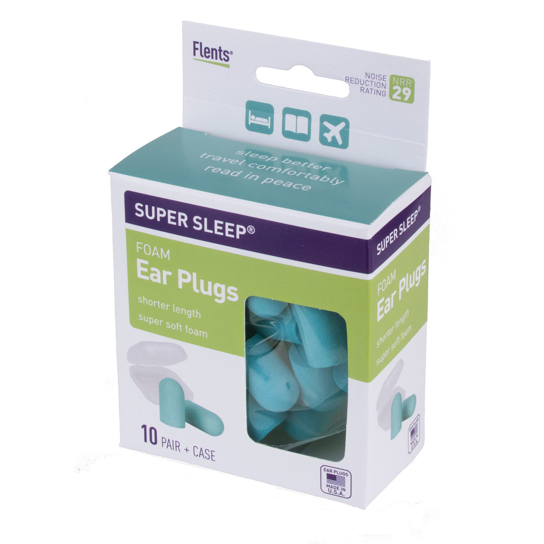 Flents Super Sleep Comfort Foam Ear Plugs, 10 Count (Pa