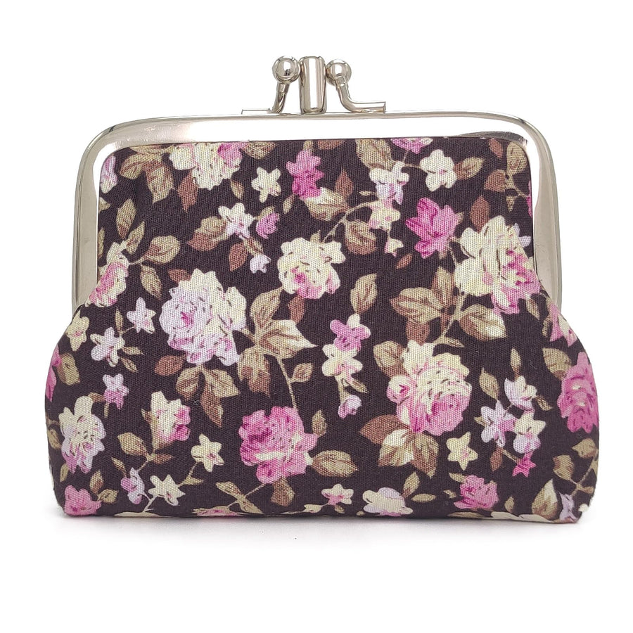 Cute Floral Buckle Coin Purses Vintage Pouch Kiss-lock Change Purse Wallets…