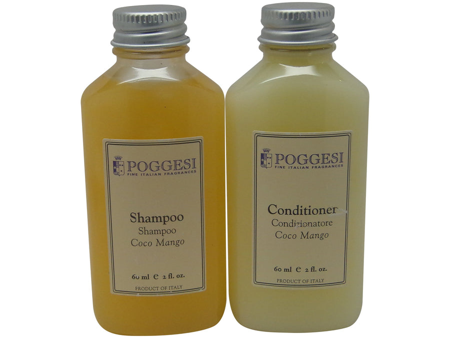 Coco Mango Shampoo and Conditioner Lot of 12 (6 of each) 2oz Bottles