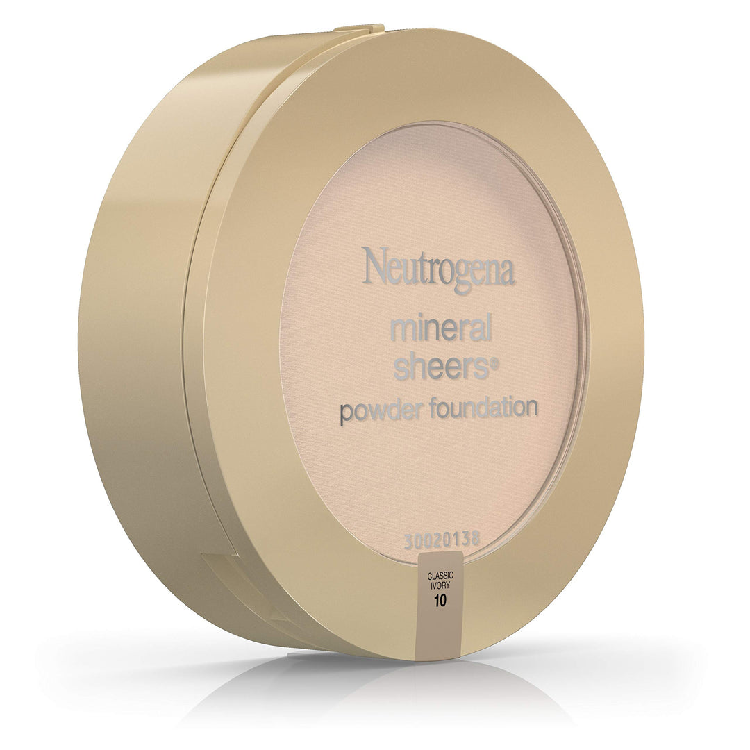 Mineral Sheers Powder Foundation, Classic Ivory 10, 0.34 Ounce