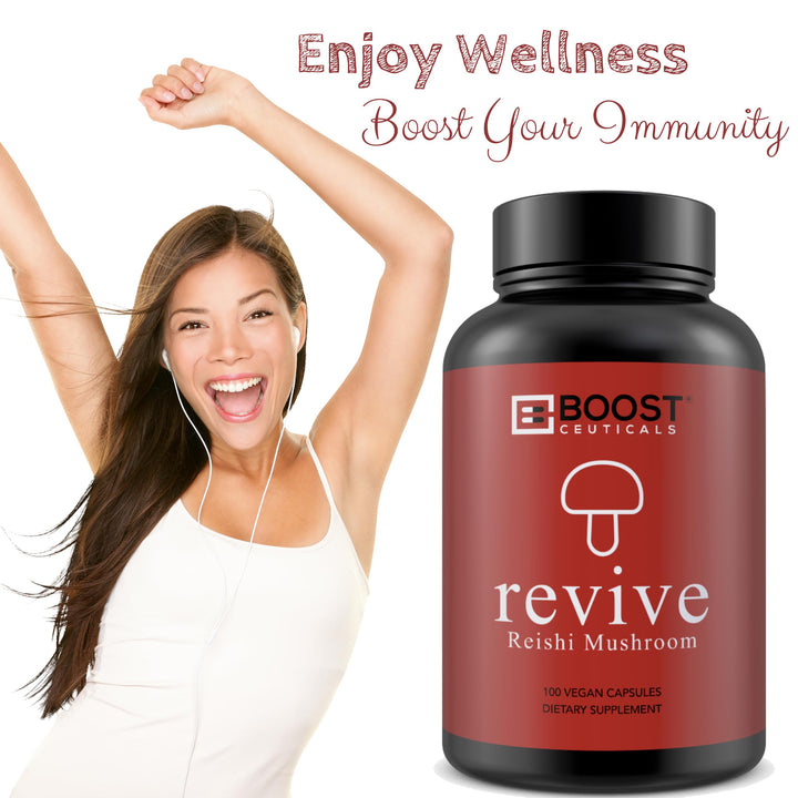 Reishi Mushroom Capsules - Vegan Non GMO No Stearates G