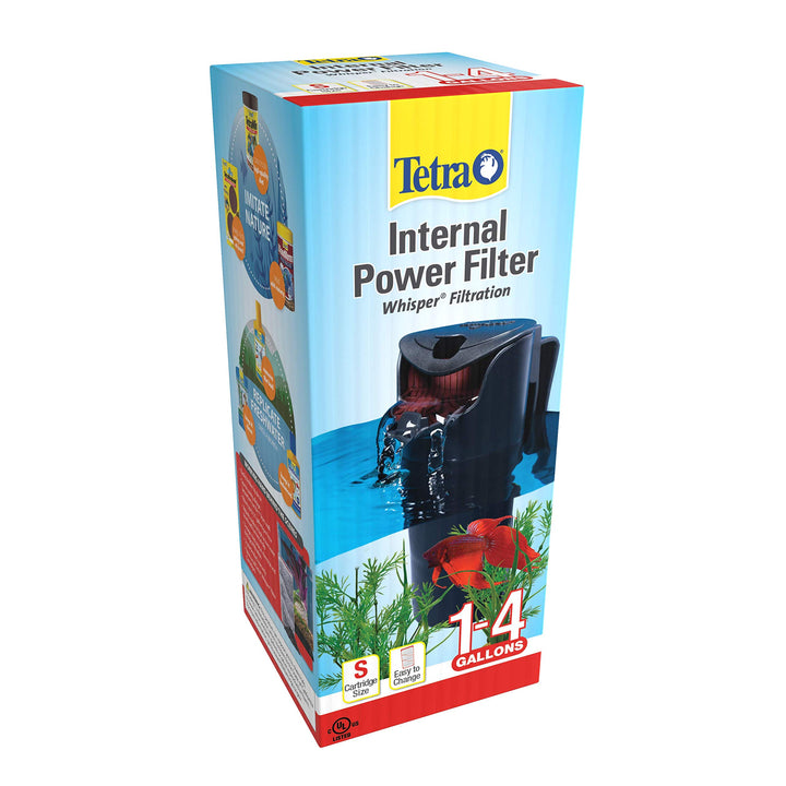 Whisper 4i Internal Power Filter, Filtration for Aquariums Between 1 and 4 Gallons