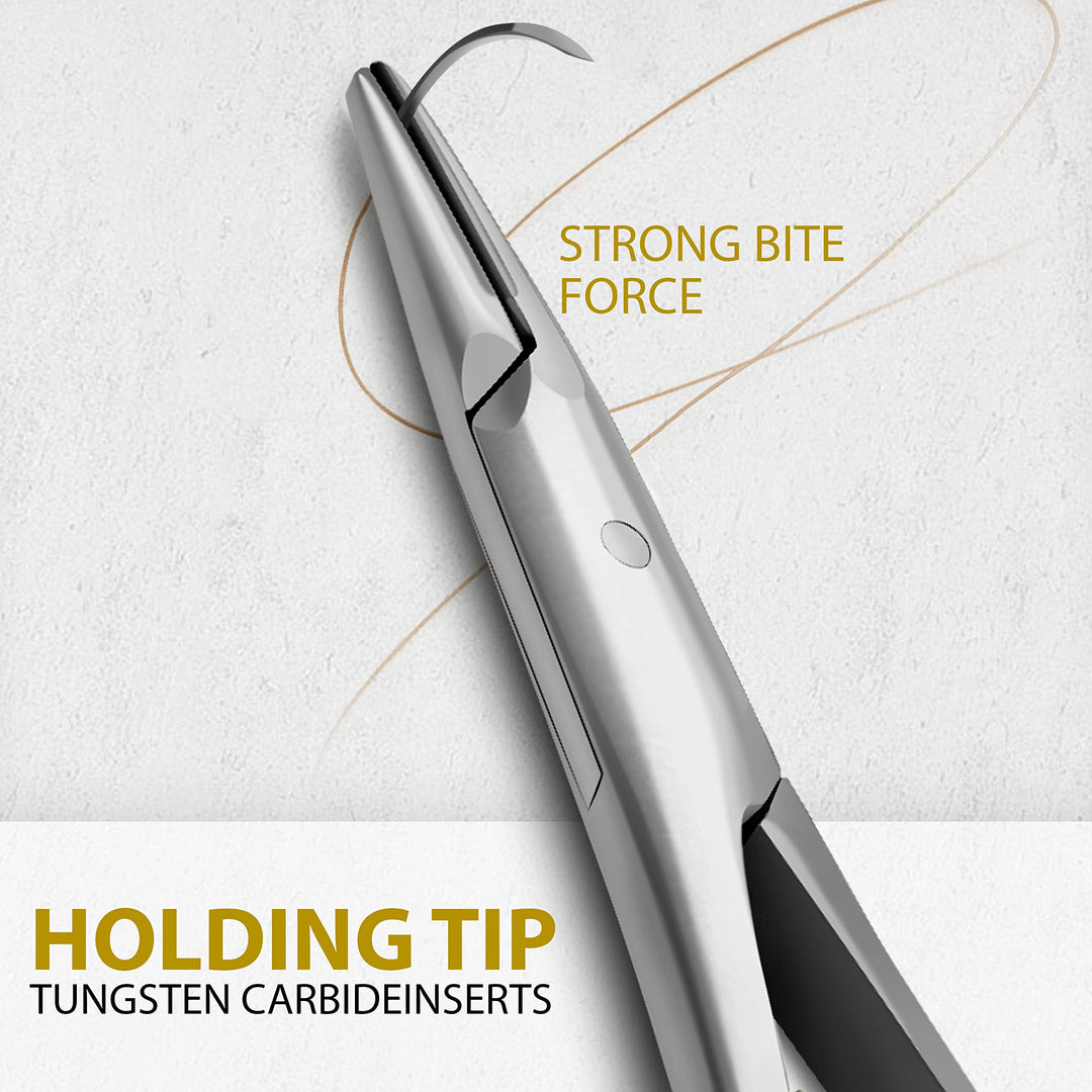 Mathieu Ligature Elastic Placing Plier 5.5 Needle Holder Driver, Ligature Separator Placer, Elastomeric Orthodontic Instruments