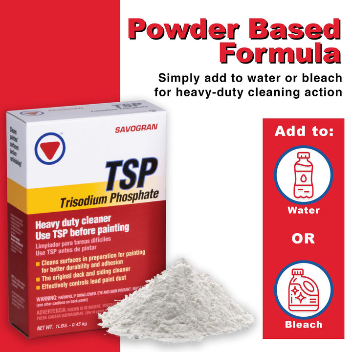 Savogran 10621 Trisodium Phosphate (TSP) 1LB (16oz)