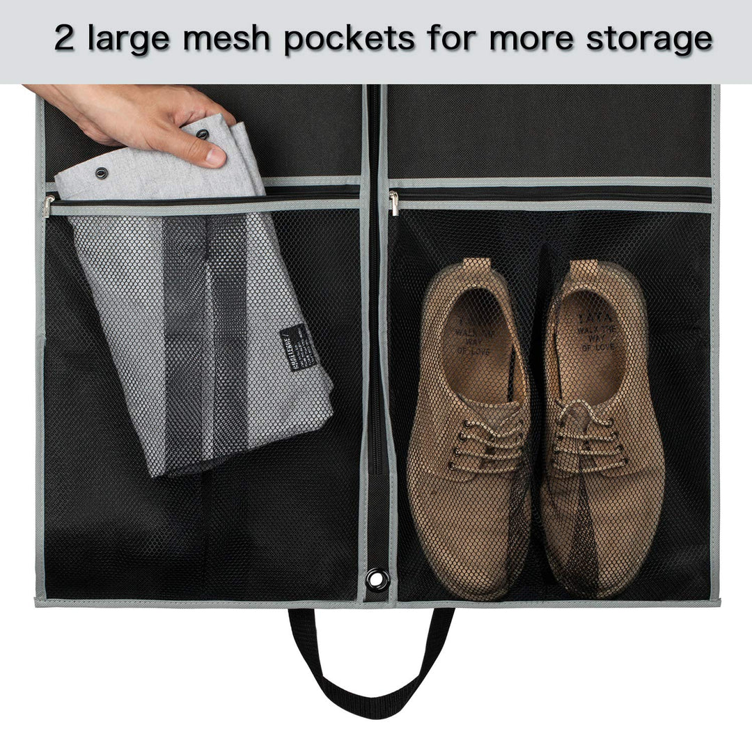 Zilink 43 Garment Bag Suit Bags for Travel with Pockets