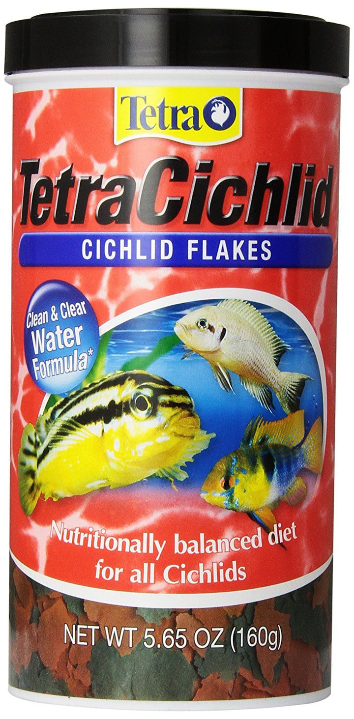 Cichlid Cichlid Flakes, Fish Food, Clear Water Advanced Formula, 5.65 Ounces