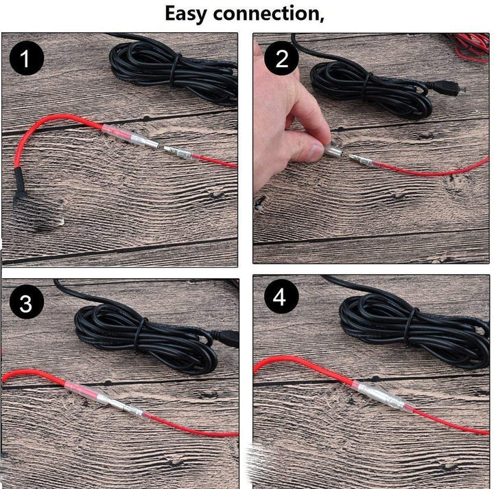 3 pcs 12V-24V Add-a-Circuit Micro2 Fuse Tap, Piggy Back Blade Fuse Holder with Wire Harness, 4 pcs Micro 2 Fuse (5A 10A 15A) and Fuse Puller