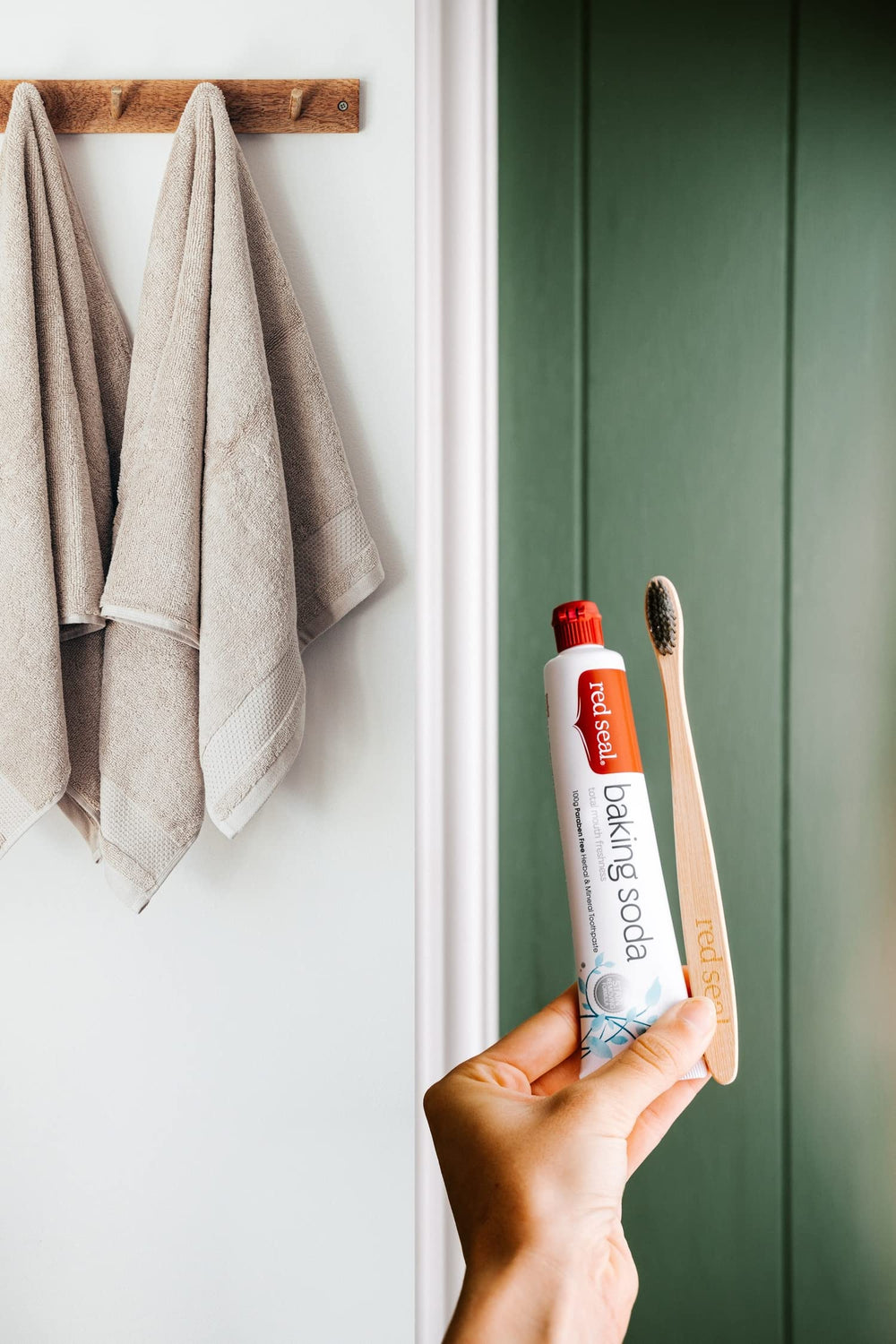 Red Seal Natural Baking Soda Toothpaste - No Fluoride, 