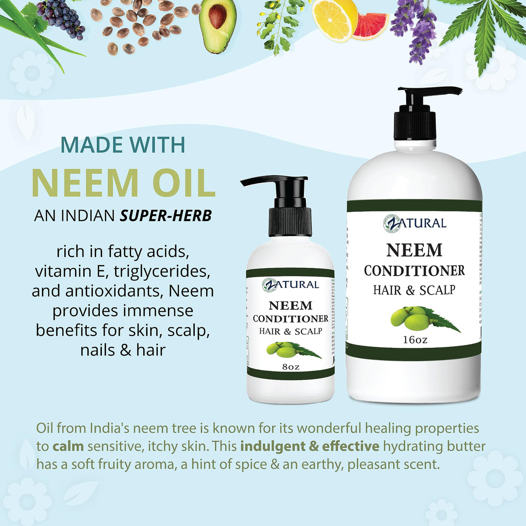 8 Ounce : Neem Scalp Conditioner (8 Ounce)