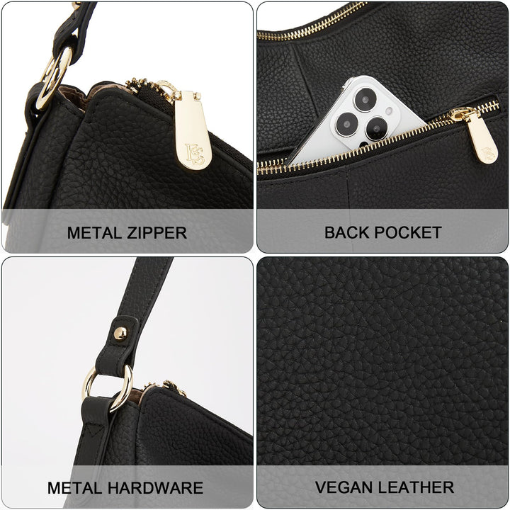 BOSTANTEN Purses for Women Vegan Leather Shoulder Bag D