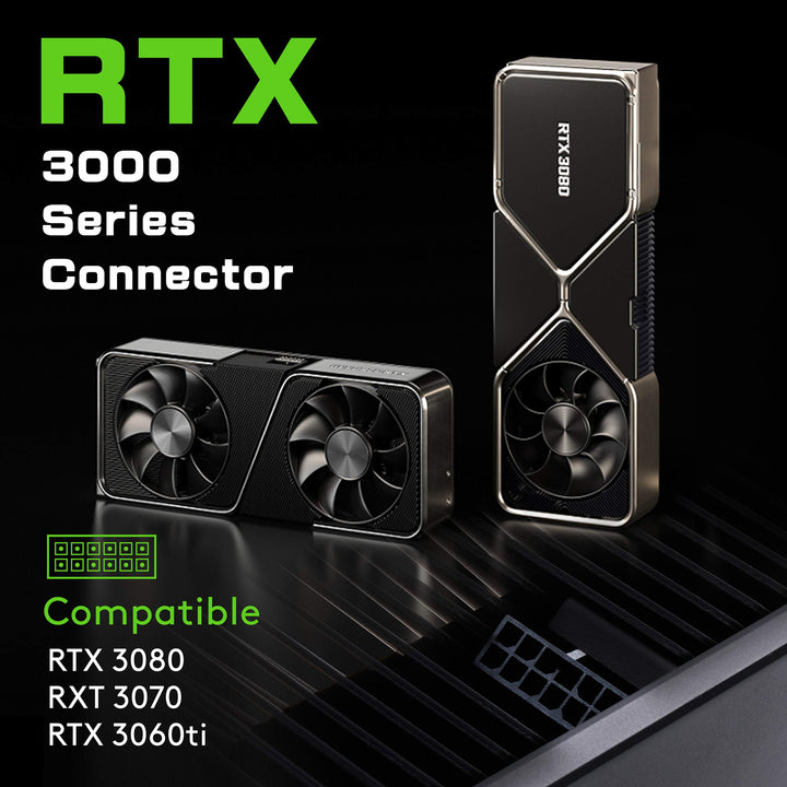EZDIY-FAB RTX 3000 Series 12 Pin to Dual 8 Pin PCIe Sle