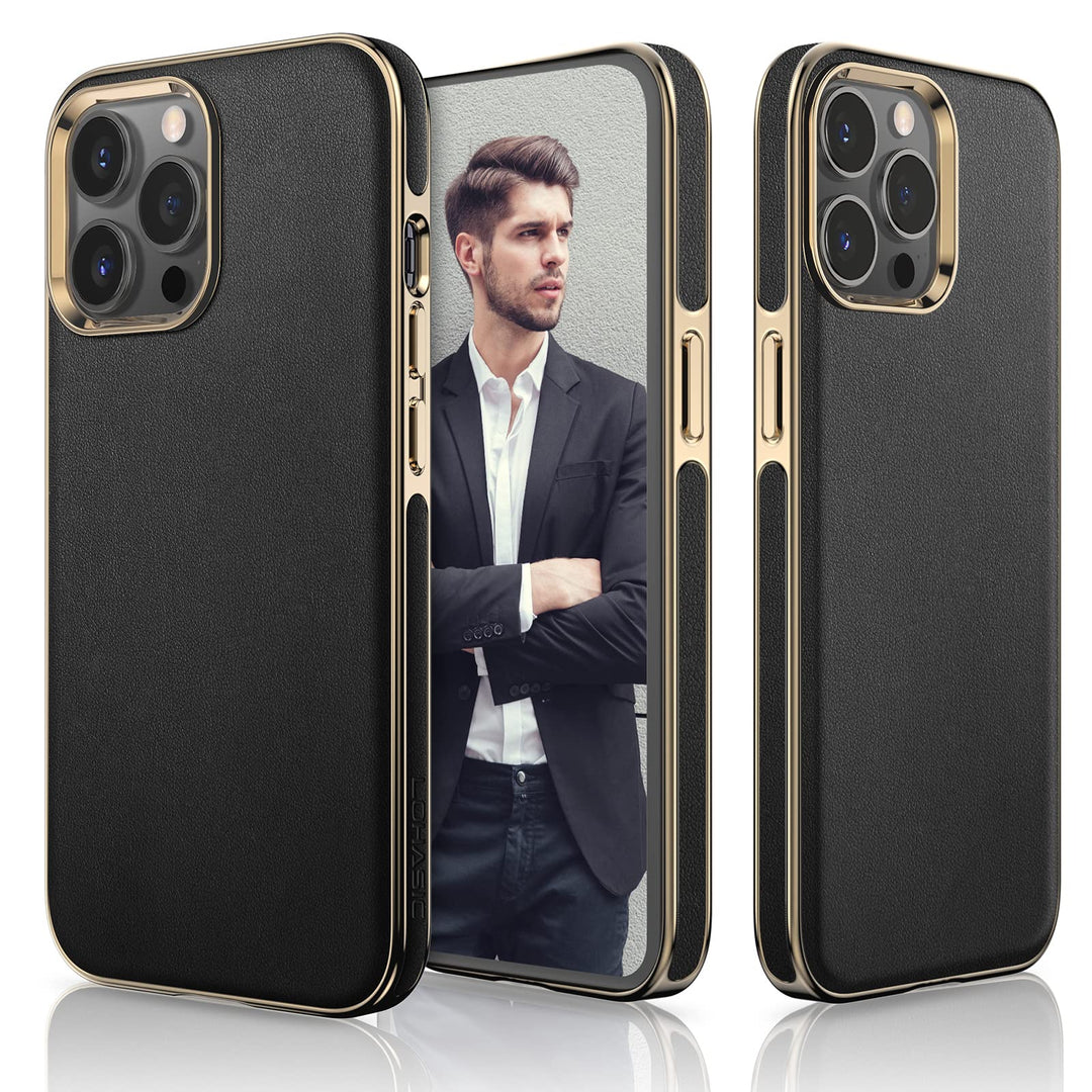 LOHASIC Designed for iPhone 13 Pro Max Leather Case, Pr