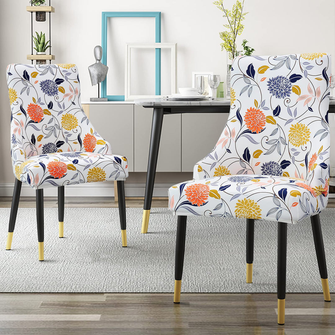 Liykimt Stretch Wingback Side Chair Slipcover with Arms