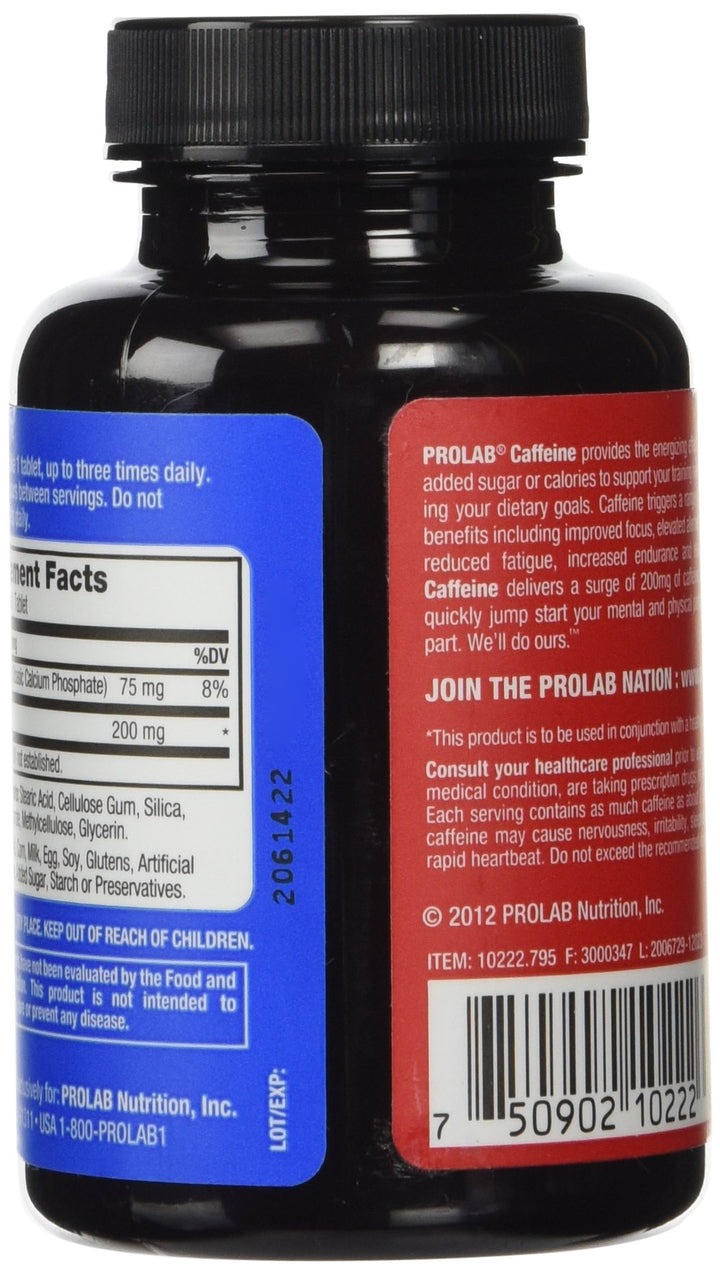 ProLab Caffeine Tablets 100 Count