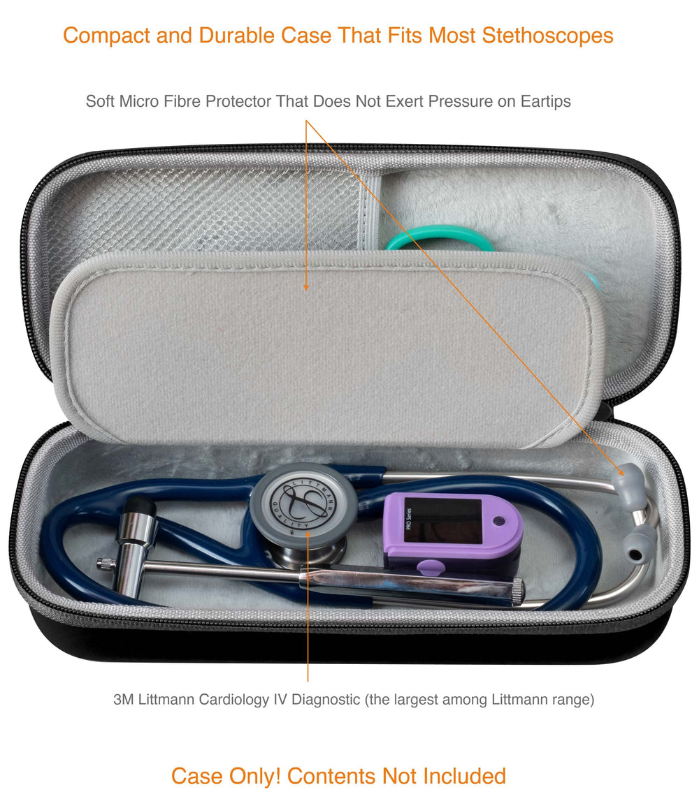 ButterFox Premium Stethoscope Case with Divider and ID 