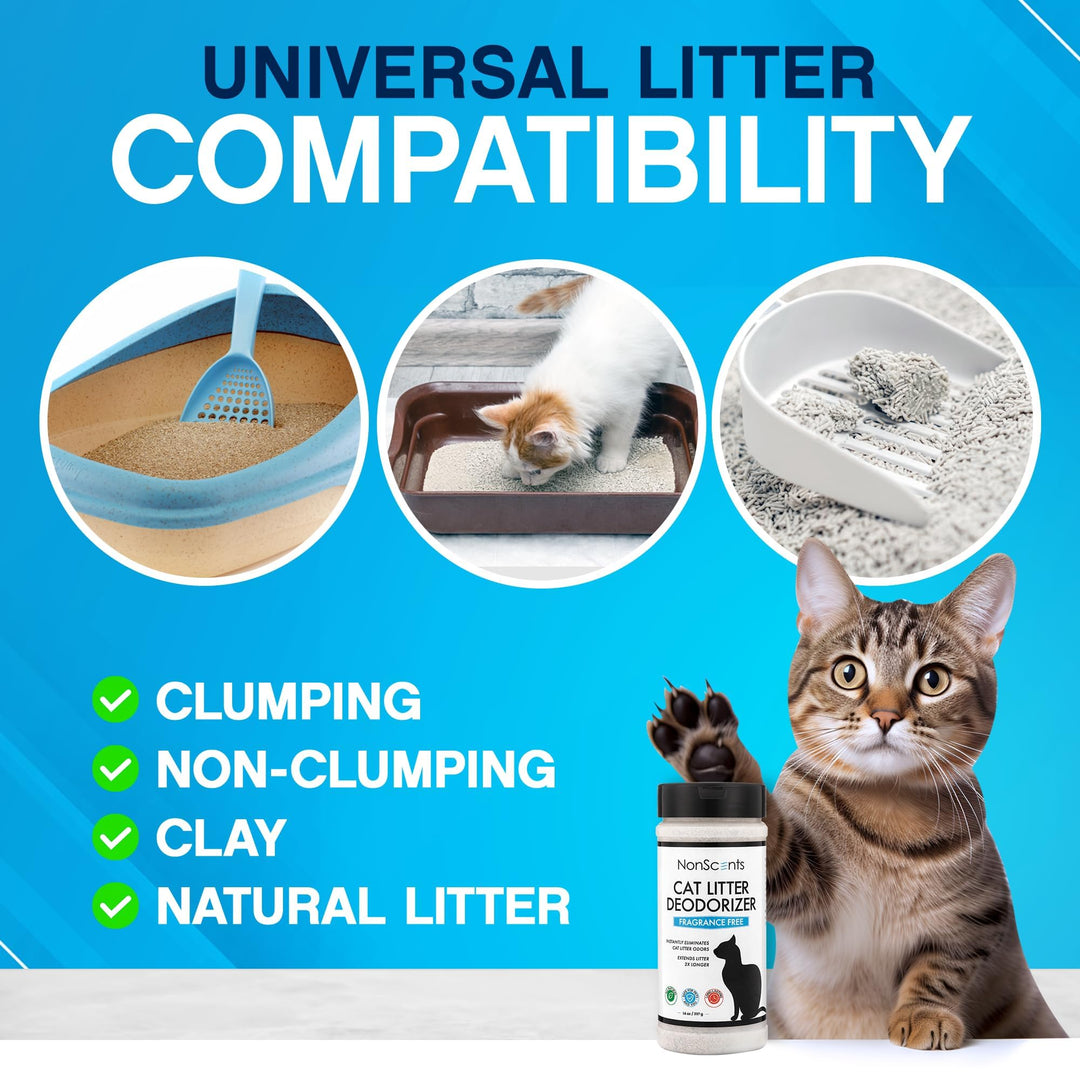 NonScents Odor Control Cat Litter Deodorizer - Professi