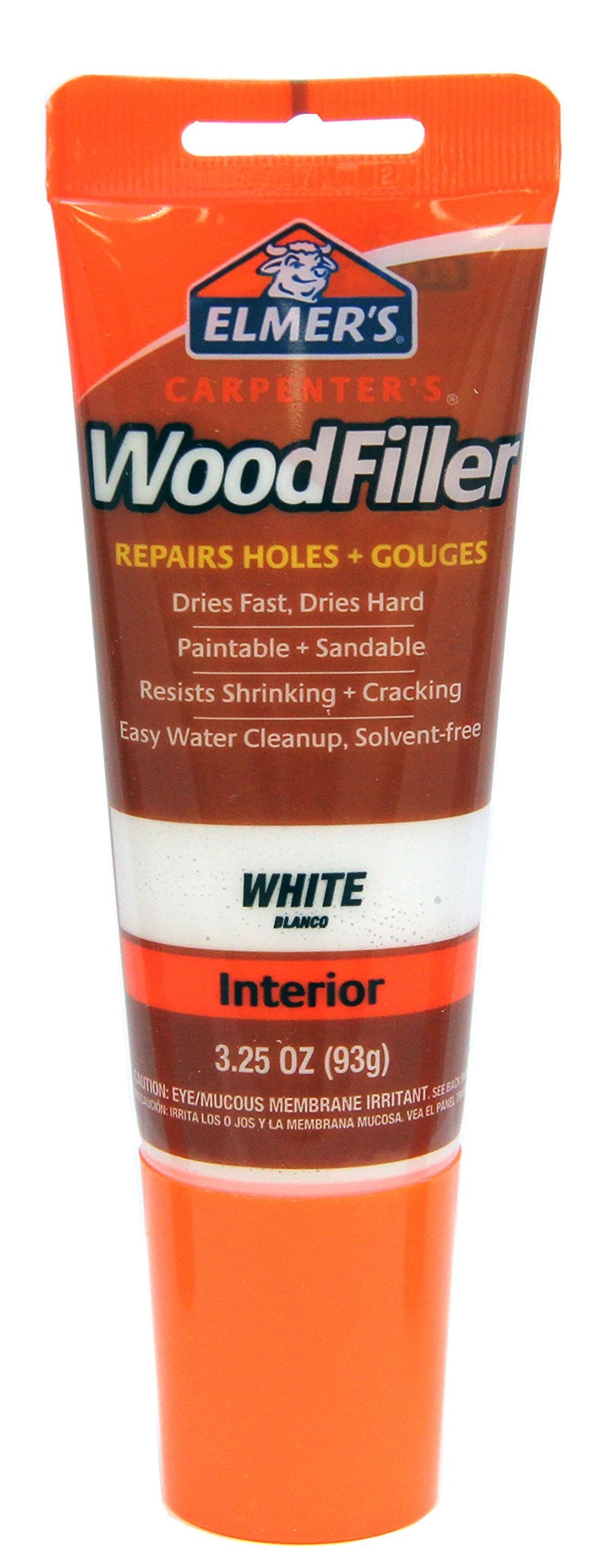 Elmer&#39;s E855 Carpenter&#39;s Wood Filler, 3.25-Ounce Tube, White