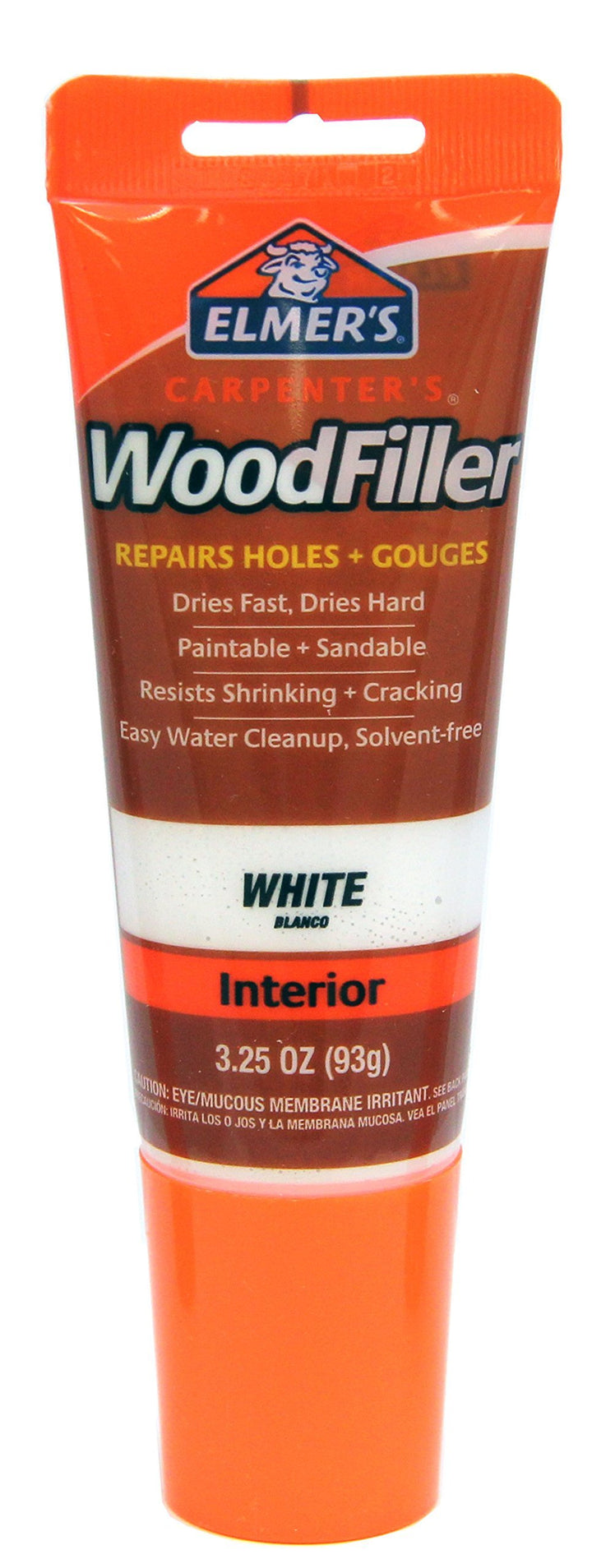 Elmer&#39;s E855 Carpenter&#39;s Wood Filler, 3.25-Ounce Tube, White