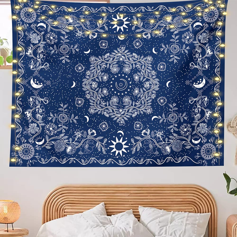 TTYQXZ Wall Tapestry Bohemian - Floral Vine Tapestry Wa