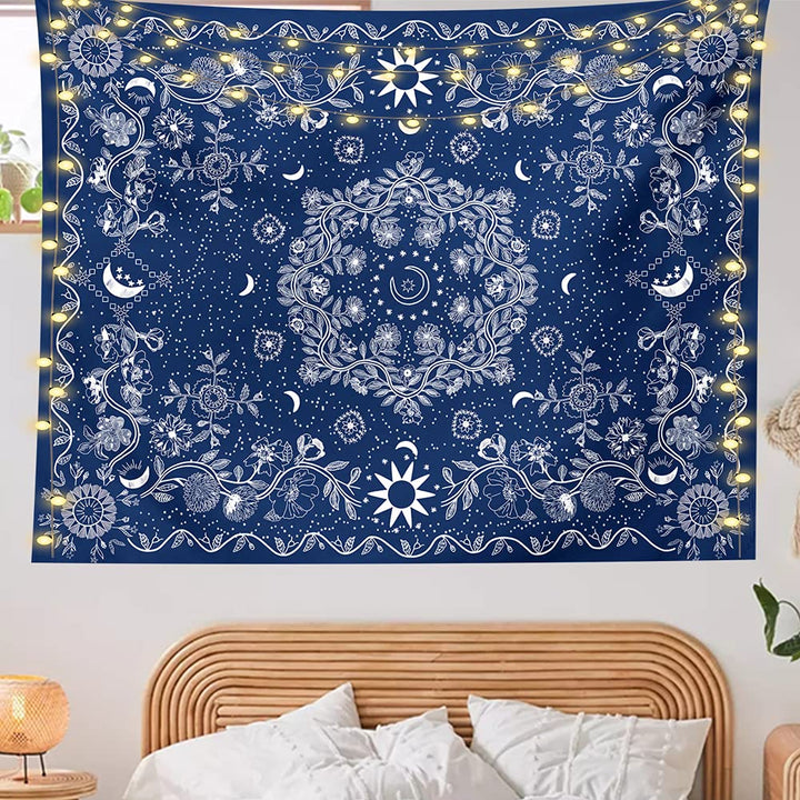 TTYQXZ Wall Tapestry Bohemian - Floral Vine Tapestry Wa