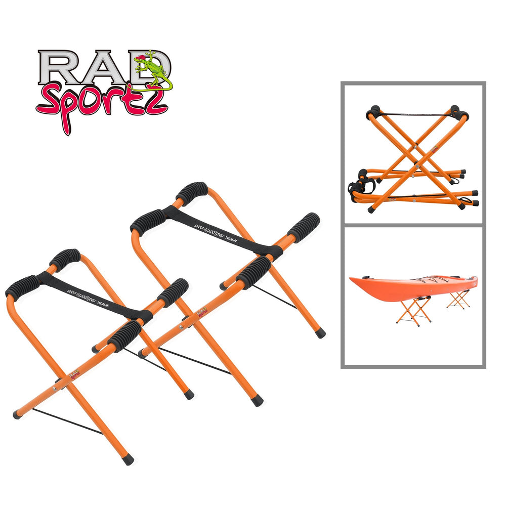 Portable Kayak Easy Stands Fold for Easy Storage Carry Bag Included Yellow