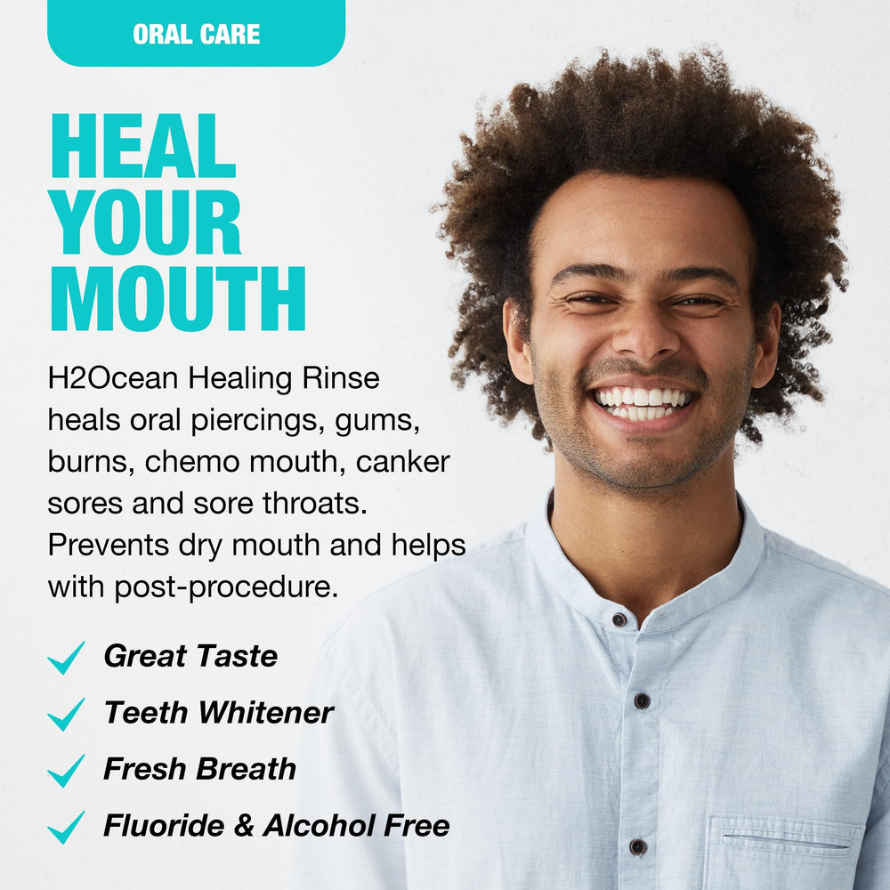 H2Ocean Arctic Ocean Mint Rinse Mouthwash, 16 Fluid Oun