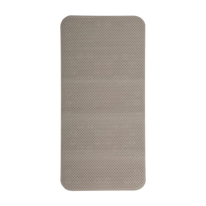 Brand Softex Bath Mat for Tubs, Machine Washable, 17 x 36 Inches, Taupe, Skid Resistant (442097)