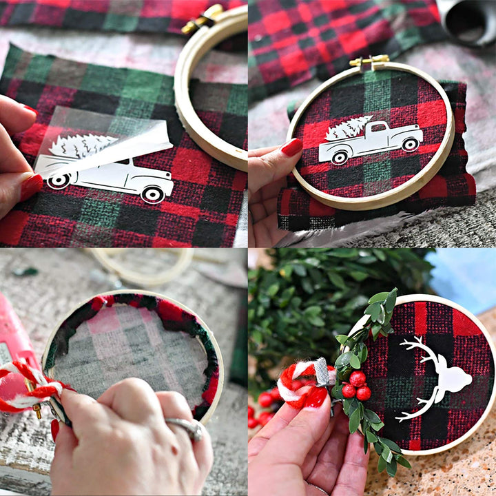 12 Pieces 3 Inch Embroidery Hoops Bamboo Circle Cross Stitch Hoop Ring for Embroidery and Cross Stitch, Mini Embroidery Hoop Suitable for DIY Decoration