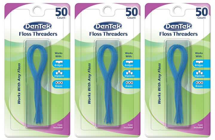 Dentek Floss Threaders 50 Count (3 Pack) by Dentek