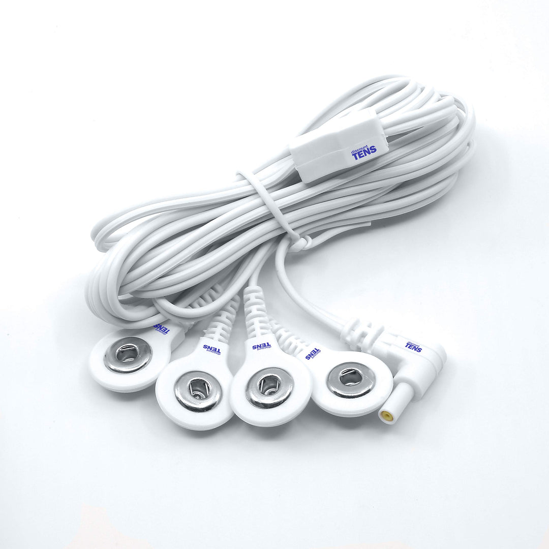 Tens Lead Wires, Port Doubler, 4 Snap Connectors (2 Pac