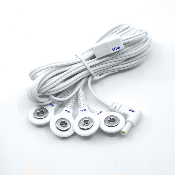 Tens Lead Wires, Port Doubler, 4 Snap Connectors (2 Pac
